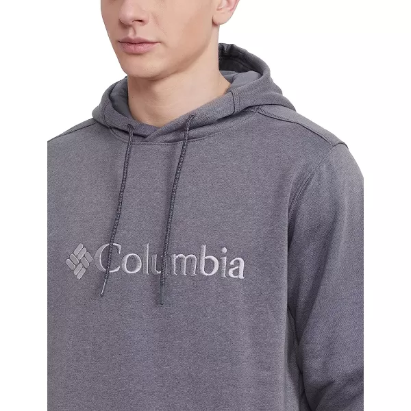 imageColumbia Mens CSC Basic Logo II Classic Hoodie Cotton BlendCity Grey HeatherColumbia Grey