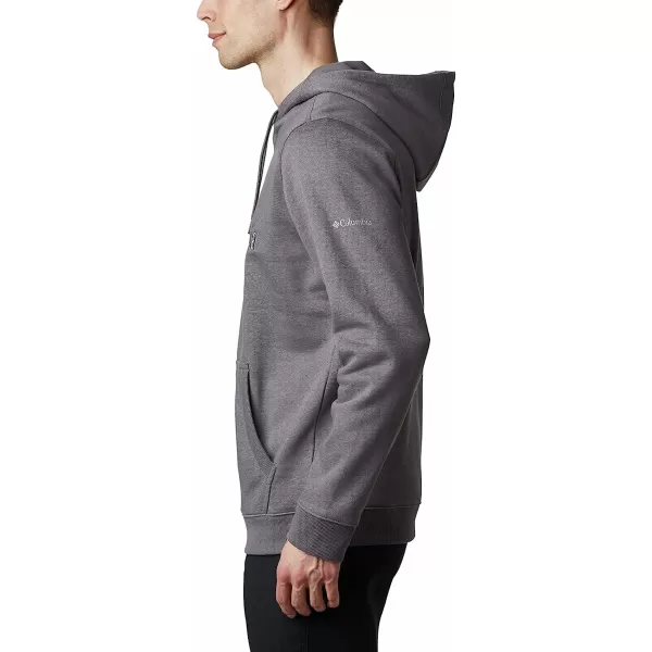 imageColumbia Mens CSC Basic Logo II Classic Hoodie Cotton BlendCity Grey HeatherCsc Branded Logo