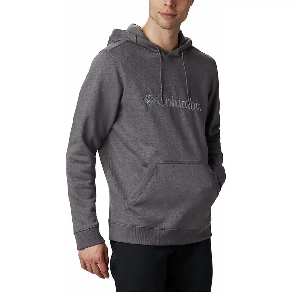 imageColumbia Mens CSC Basic Logo II Classic Hoodie Cotton BlendCity Grey HeatherCsc Branded Logo