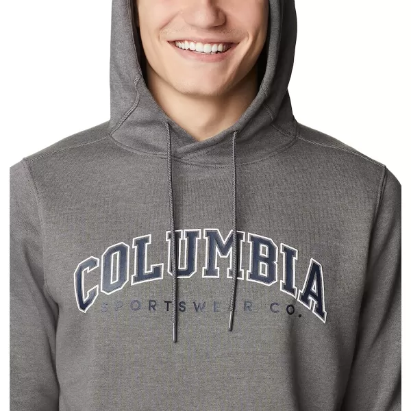 imageColumbia Mens CSC Basic Logo II Classic Hoodie Cotton BlendCity Grey HeatherCsc Varsity Arch 2