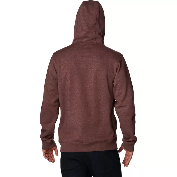imageColumbia Mens CSC Basic Logo II Classic Hoodie Cotton BlendLight Raisin HeatherRipples Graphic