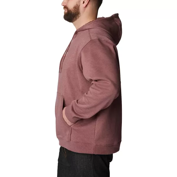 imageColumbia Mens CSC Basic Logo II Classic Hoodie Cotton BlendLight Raisin HeatherRipples Graphic