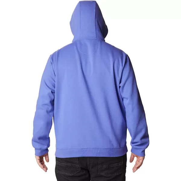 imageColumbia Mens CSC Basic Logo II Classic Hoodie Cotton BlendPurple LotusCsc Branded Logo