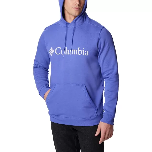 imageColumbia Mens CSC Basic Logo II Classic Hoodie Cotton BlendPurple LotusCsc Branded Logo