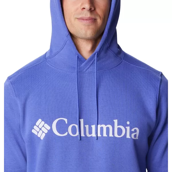 imageColumbia Mens CSC Basic Logo II Classic Hoodie Cotton BlendPurple LotusCsc Branded Logo