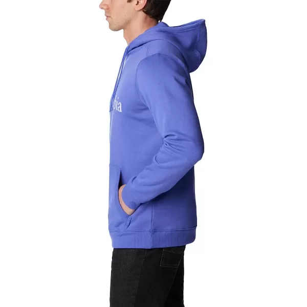 imageColumbia Mens CSC Basic Logo II Classic Hoodie Cotton BlendPurple LotusCsc Branded Logo