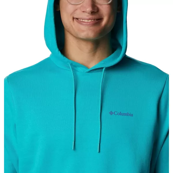 imageColumbia Mens CSC Graphic HoodieBright AquaBordered Beauty