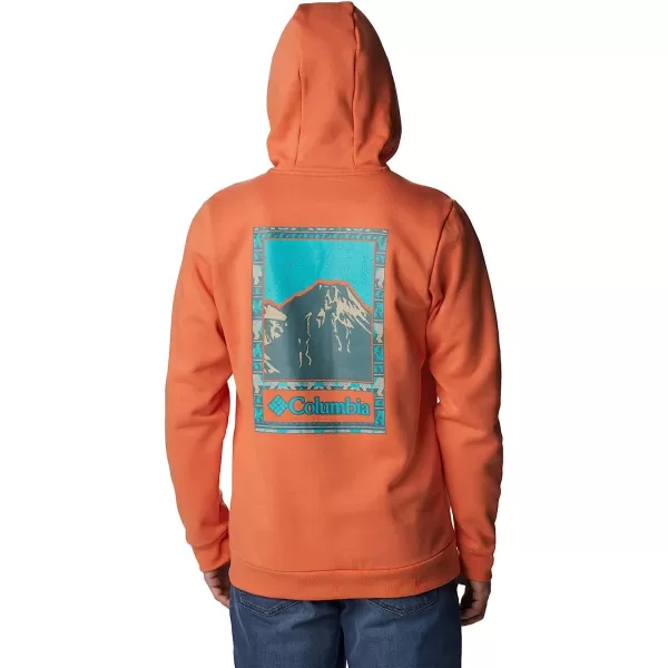 imageColumbia Mens CSC Graphic HoodieDesert OrangeBordered Beauty