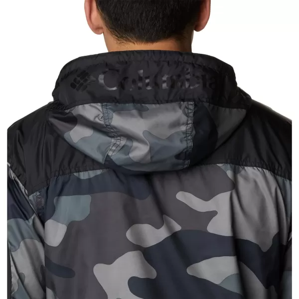 imageColumbia Mens Challenger WindbreakerBlack Mod Camo PrintBlack