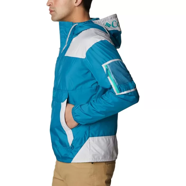 imageColumbia Mens Challenger WindbreakerDeep MarineNimbus Grey