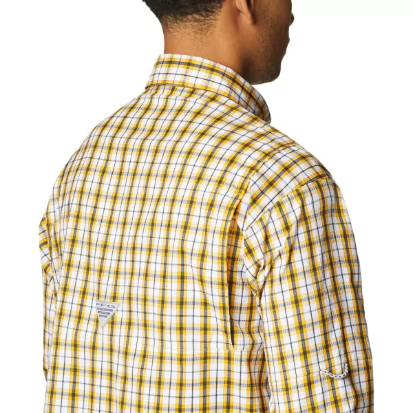 imageColumbia Mens Collegiate Super Tamiami Long Sleeve ShirtWest Virginia Mountaineers Team Color