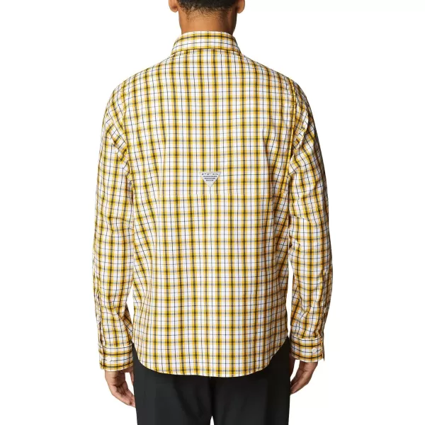 imageColumbia Mens Collegiate Super Tamiami Long Sleeve ShirtWest Virginia Mountaineers Team Color