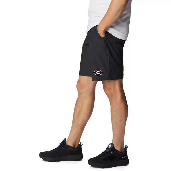 imageColumbia Mens Collegiate Twisted Creek ShortGeorgia Bulldogs Team Color