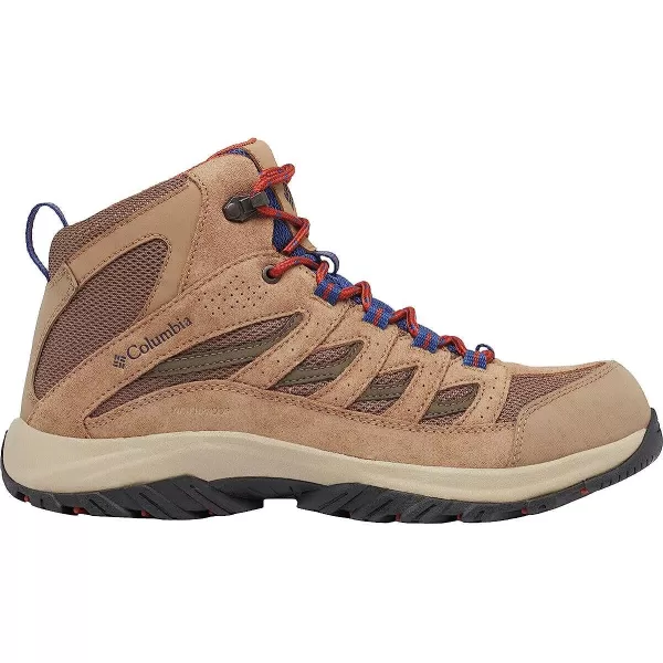 imageColumbia Mens Crestwood Mid Waterproof Hiking ShoeAsh Brown Carbon