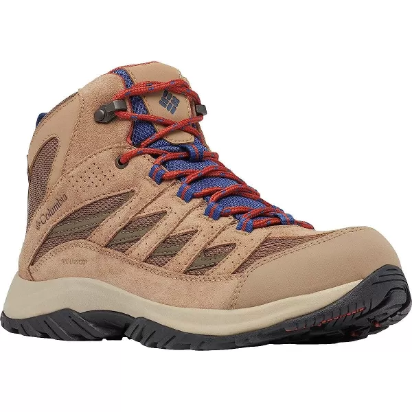 imageColumbia Mens Crestwood Mid Waterproof Hiking ShoeAsh Brown Carbon