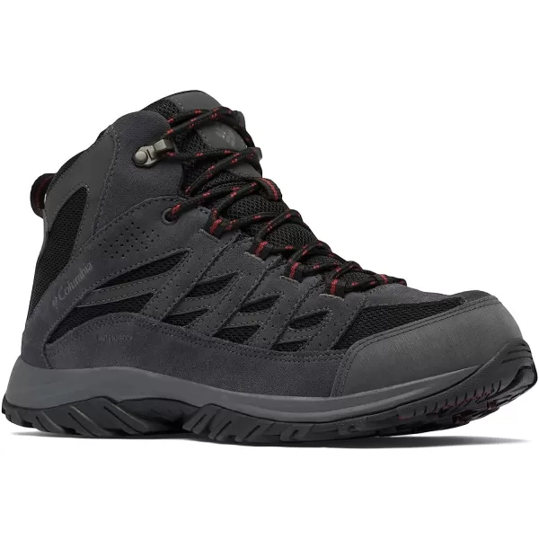 imageColumbia Mens Crestwood Mid Waterproof Hiking ShoeBlack Charcoal