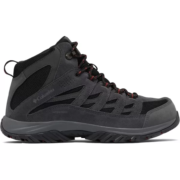 imageColumbia Mens Crestwood Mid Waterproof Hiking ShoeBlack Charcoal