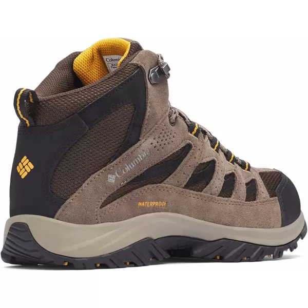 imageColumbia Mens Crestwood Mid Waterproof Hiking ShoeCordovan Squash