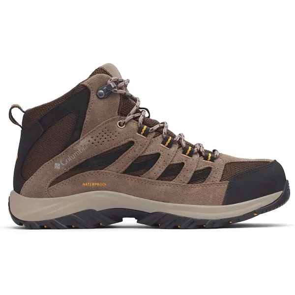 imageColumbia Mens Crestwood Mid Waterproof Hiking ShoeCordovan Squash