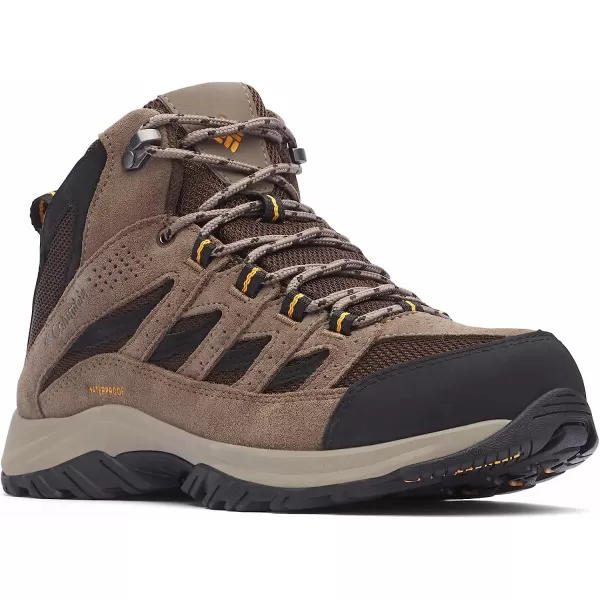 imageColumbia Mens Crestwood Mid Waterproof Hiking ShoeCordovan Squash