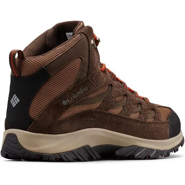 imageColumbia Mens Crestwood Mid Waterproof Hiking ShoeDark BrownDark Adobe
