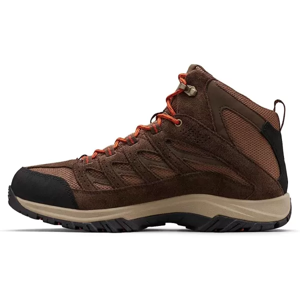 imageColumbia Mens Crestwood Mid Waterproof Hiking ShoeDark BrownDark Adobe