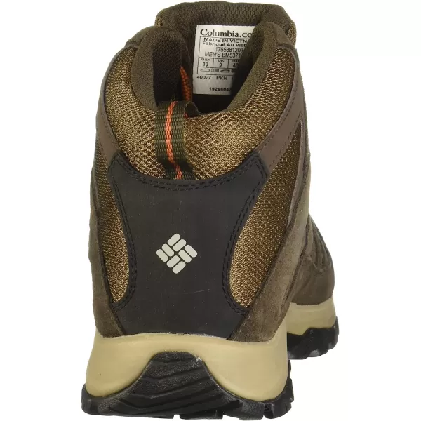 imageColumbia Mens Crestwood Mid Waterproof Hiking ShoeDark BrownDark Adobe