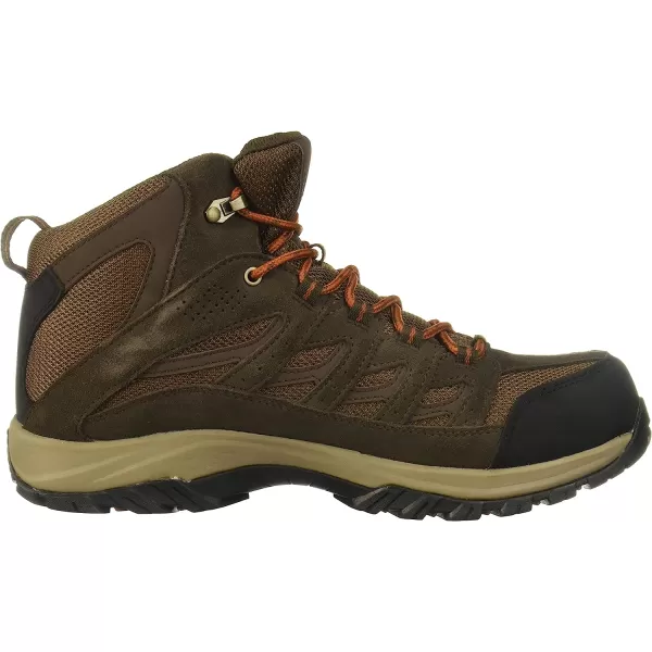 imageColumbia Mens Crestwood Mid Waterproof Hiking ShoeDark BrownDark Adobe