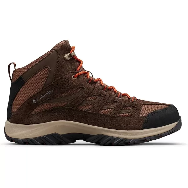 imageColumbia Mens Crestwood Mid Waterproof Hiking ShoeDark BrownDark Adobe