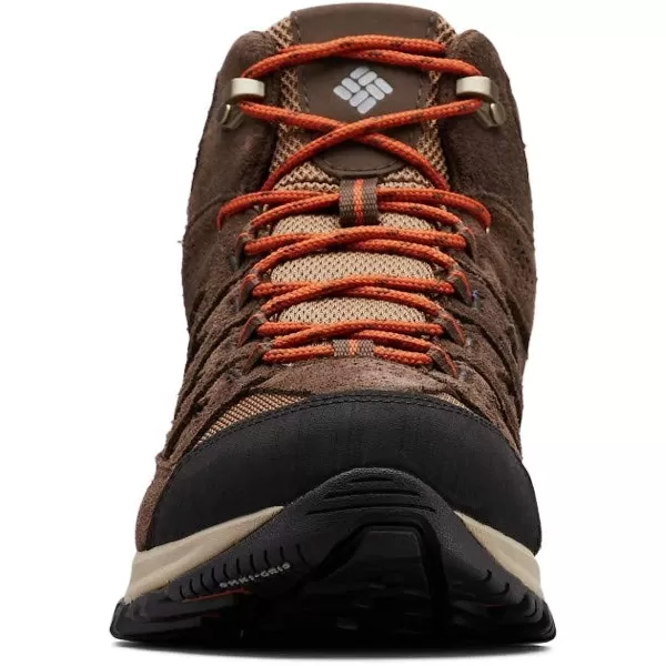imageColumbia Mens Crestwood Mid Waterproof Hiking ShoeDark BrownDark Adobe