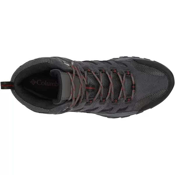 imageColumbia Mens Crestwood Mid Waterproof Hiking ShoeDark Grey Deep Rust