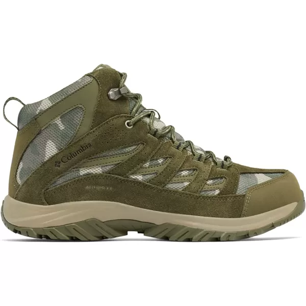 imageColumbia Mens Crestwood Mid Waterproof Hiking ShoeNori Black