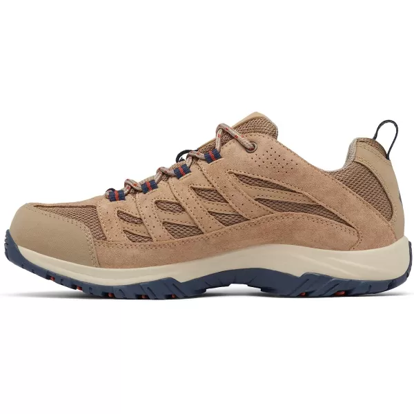 imageColumbia Mens Crestwood Waterproof Hiking ShoeAsh Brown Warp Red