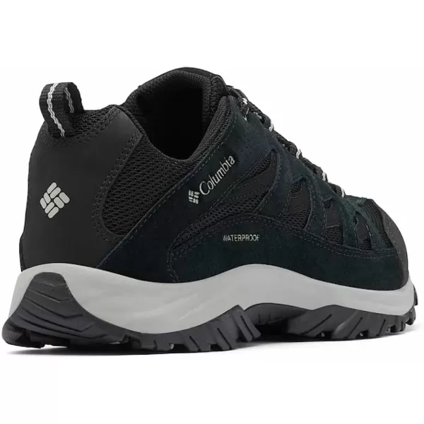 imageColumbia Mens Crestwood Waterproof Hiking ShoeBlackColumbia Grey