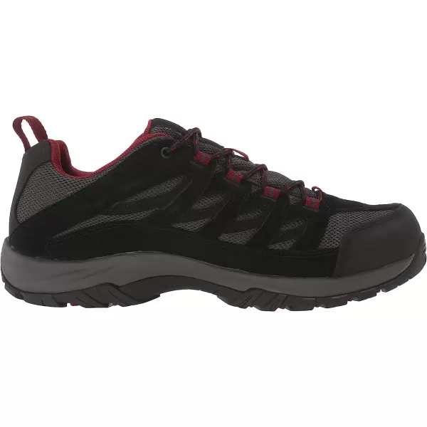 imageColumbia Mens Crestwood Waterproof Hiking ShoeDark GreyRed Jasper