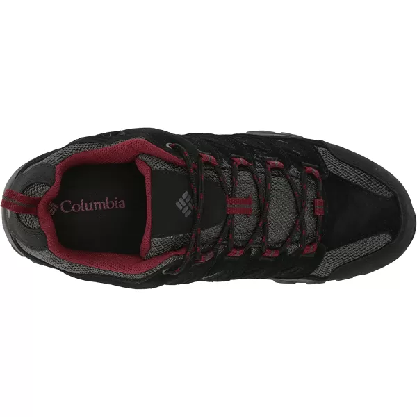 imageColumbia Mens Crestwood Waterproof Hiking ShoeDark GreyRed Jasper