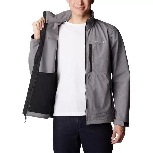 imageColumbia Mens Cruiser Valley Softshell JacketCity Grey  Black