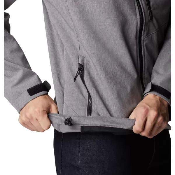 imageColumbia Mens Cruiser Valley Softshell JacketCity Grey  Black