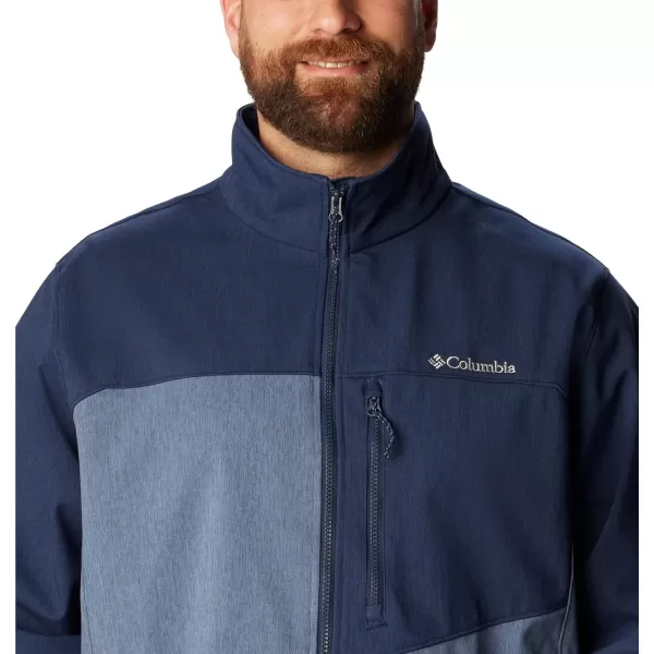 imageColumbia Mens Cruiser Valley Softshell JacketDark Mountain  Collegiate Navy
