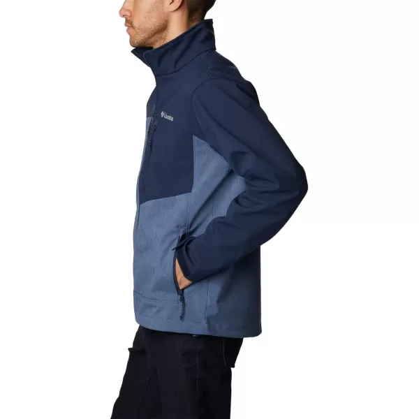 imageColumbia Mens Cruiser Valley Softshell JacketDark Mountain  Collegiate Navy