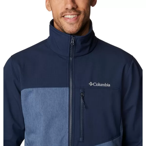 imageColumbia Mens Cruiser Valley Softshell JacketDark Mountain  Collegiate Navy