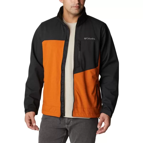 imageColumbia Mens Cruiser Valley Softshell JacketWarm CopperBlack