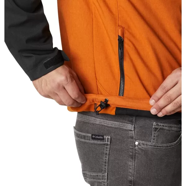 imageColumbia Mens Cruiser Valley Softshell JacketWarm CopperBlack