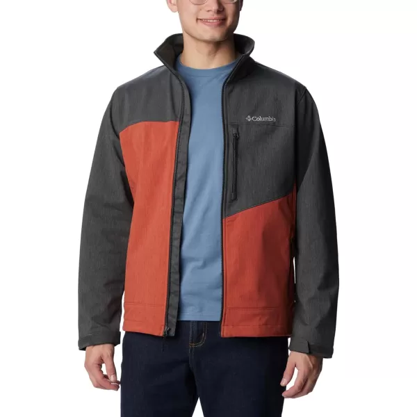 imageColumbia Mens Cruiser Valley Softshell JacketWarp Red  Shark