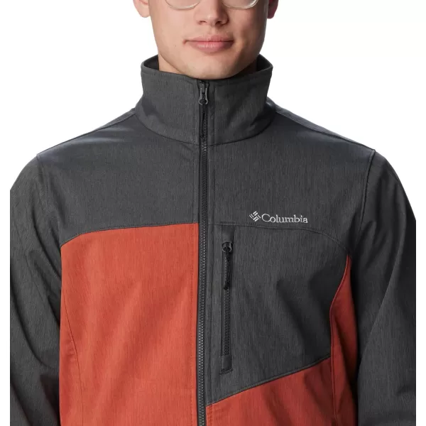 imageColumbia Mens Cruiser Valley Softshell JacketWarp Red  Shark