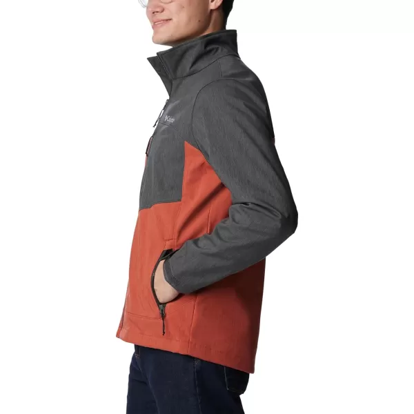imageColumbia Mens Cruiser Valley Softshell JacketWarp Red  Shark