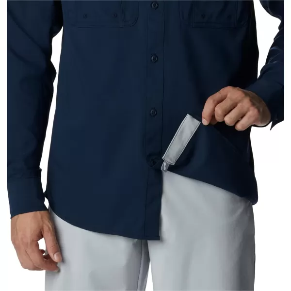 imageColumbia Mens Drift Guide Woven LsCollegiate Navy