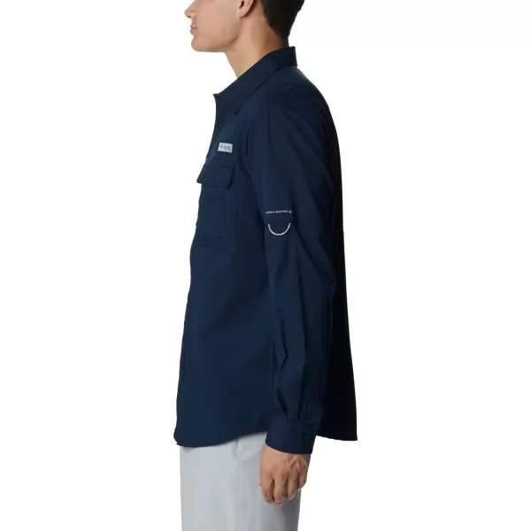 imageColumbia Mens Drift Guide Woven LsCollegiate Navy