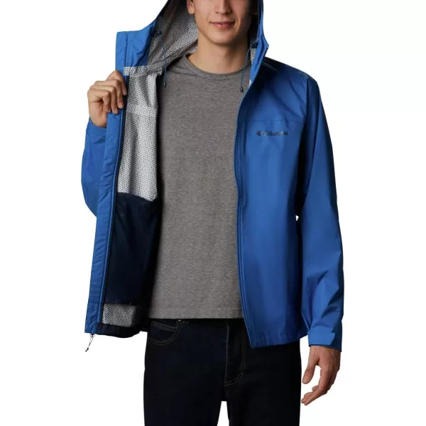 imageColumbia Mens EvaPOURation JacketBright Indigo