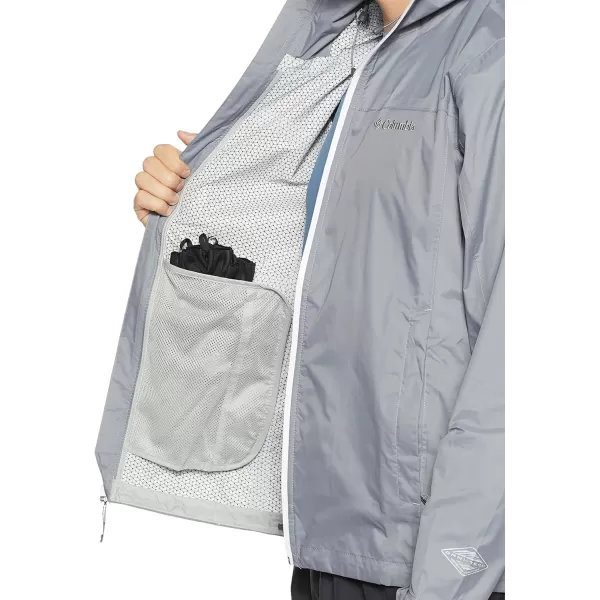 imageColumbia Mens EvaPOURation JacketGrey Ash